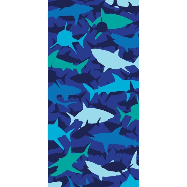 Sharks Silhouette Towels 753310