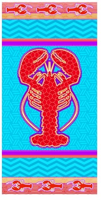 Pattern Lobster Towels 738750
