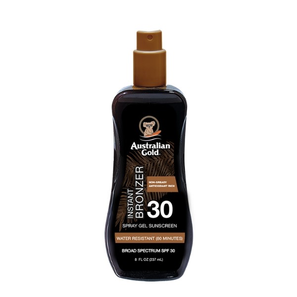 Australian Gold Spray Gel W/Bronzer Spf 30