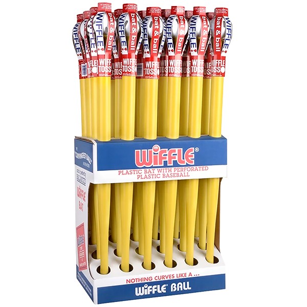 Wiffle Bat & Ball 24ct Display/#100