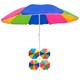 6ft Neon Polyester Umbrella 710110