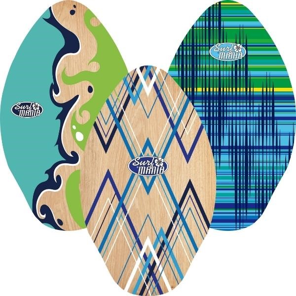 Surf Mania Small Wood Skim Board 730220