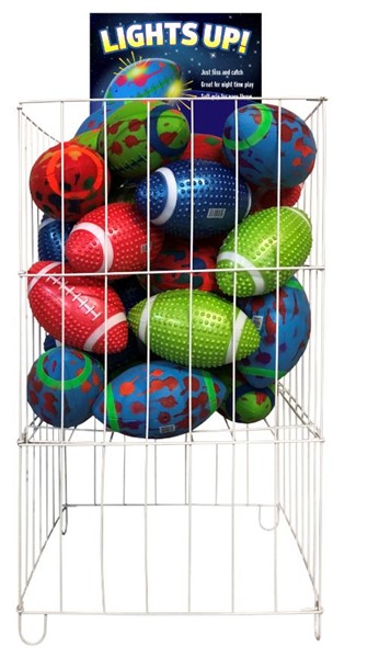 LED Footballs in Display 750360