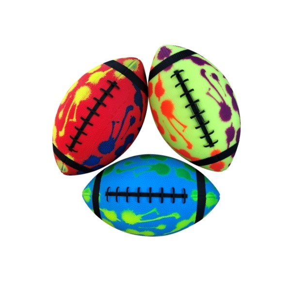 9in LED Splatter Print Football 750340