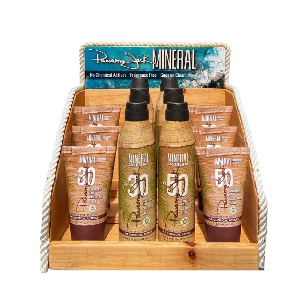 PJ Mineral Wooden Counter Display (Empty) 605270