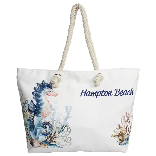 Hampton Beach Rope Handle Tote Bag 753070-HB
