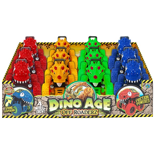 SEVENTEEN DINO フォームローラー 3色セット Wholesale Ja-Ru Dino Age Off-Roaderz Toy Vehicles - Assorted