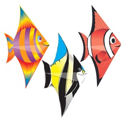 Gayla 52in Plastic Delta Kite 734410