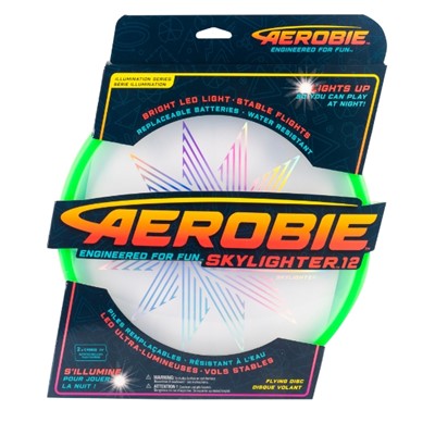Wholesale Aerobie Skylighter LED Flying Disc - 12" Light Up Outdoor Recreational Disc