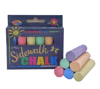 6pc Sidewalk Chalk 747290