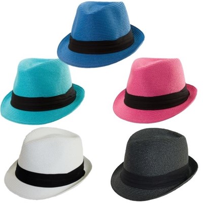 Wholesale Paper Braid Fedora Hat,wholesale beach hat