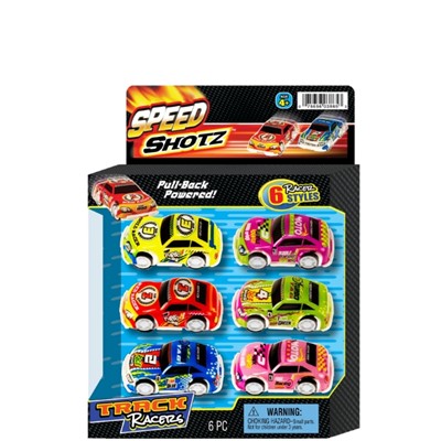 Speed Shotz 6pc Track Racers 752560