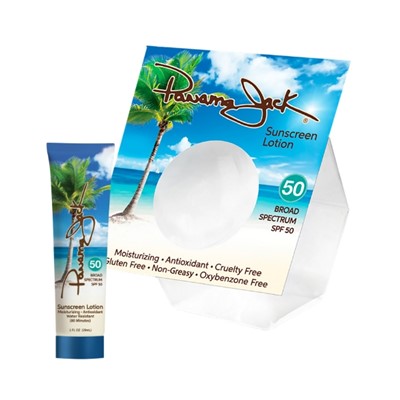 Panama Jack PJ Travel Size Lotion SPF 50 in Display 605290