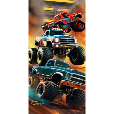 Coastal Line Gear&trade; Monster Truck Towels 754580