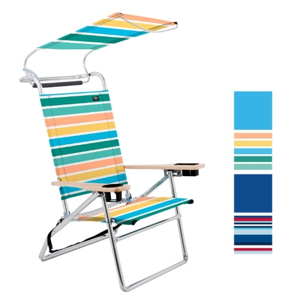 4 Position Deluxe Aluminum Canopy Chair