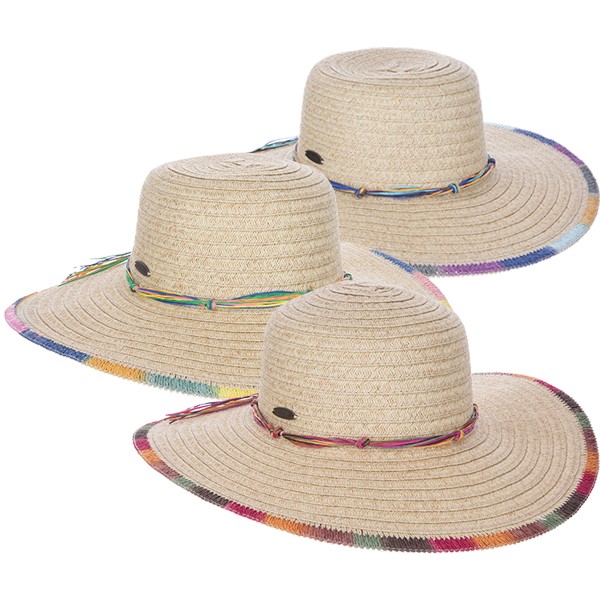 PJ Paper Braid Round Crown Multi Trim